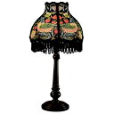 インテリア テーブルランプ(いちご泥棒・あお) William Morris lamps ADS002STRB