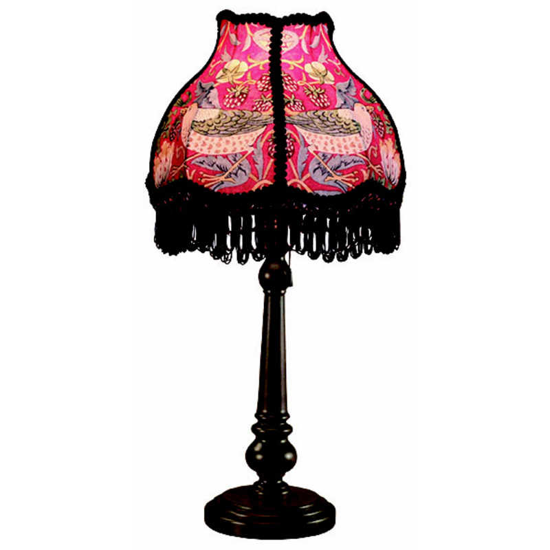 インテリア テーブルランプ(いちご泥棒・あか) William Morris lamps ADS002STRR