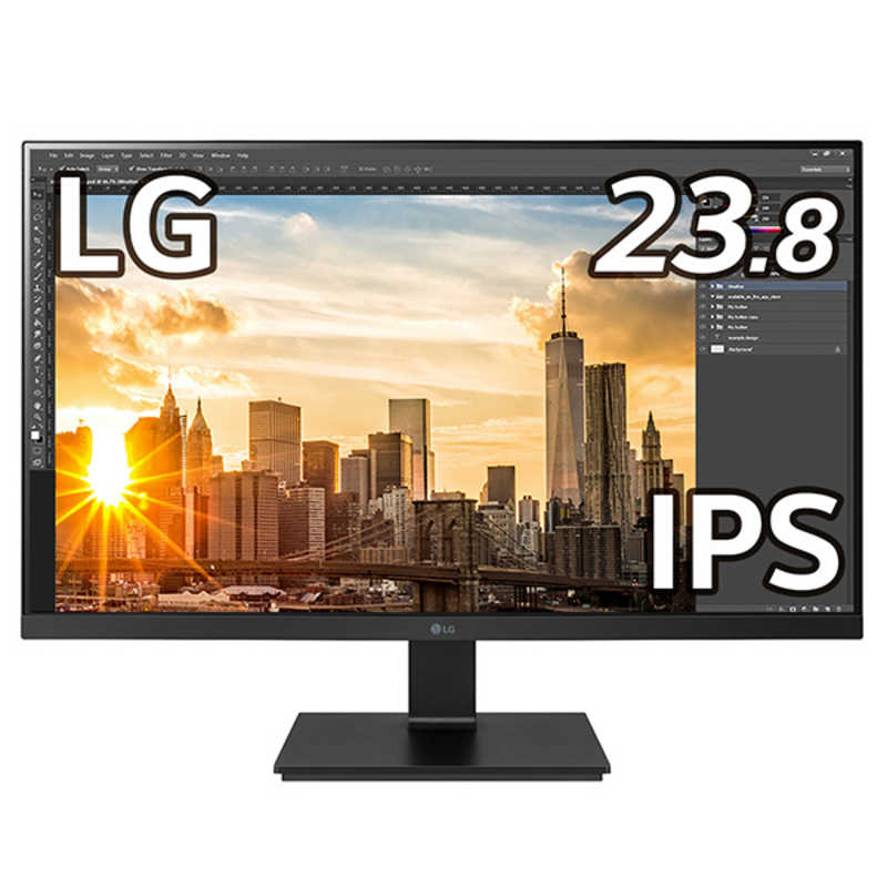 LG PCモニター ブラック 23.8型 /フルHD(1920×1080) /ワイド 24BL650C-BAJP