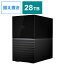 WESTERN DIGITAL　大容量RAID 外付けHDD 【My Book Duo 2021EX】 ブラック　WDBFBE0280JBK-JEEX