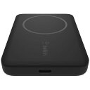 BELKIN BOOST↑CHARGE MagSafe対応 磁気ワイヤレスモバイルバッテリー 2500mAh BPD002BTBK ブラック ブラック BPD002btBK BPD002BTBK ブラック