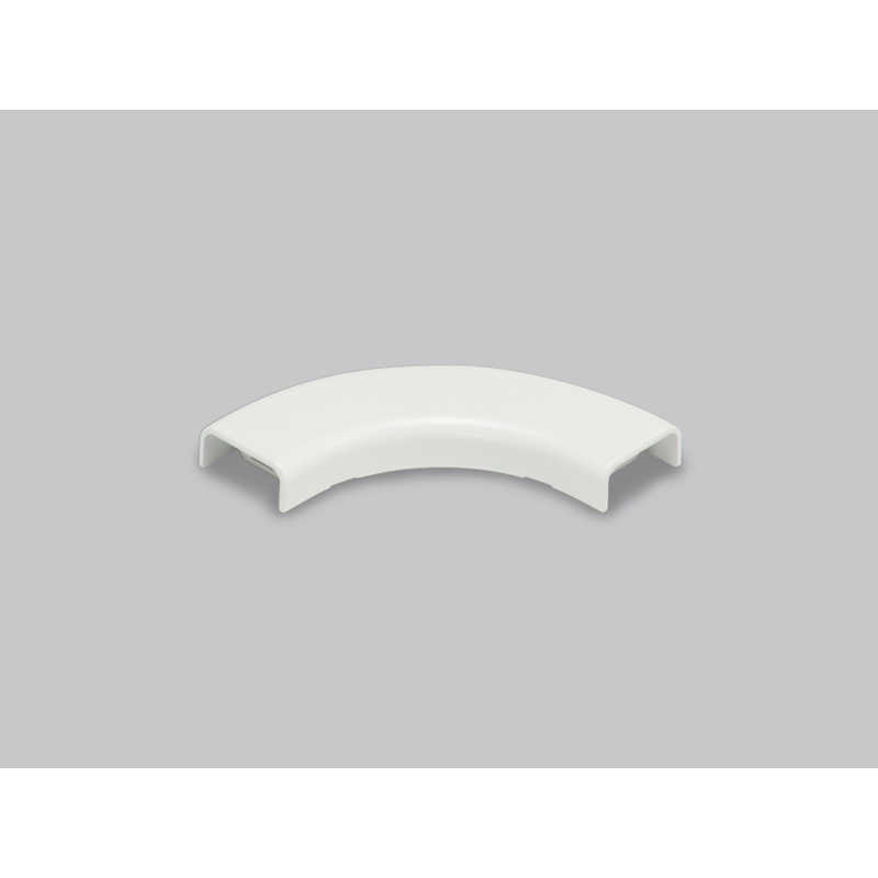 マサル工業　屋外用オプトモール付属品マガリ3号ミルキー　OFMM33