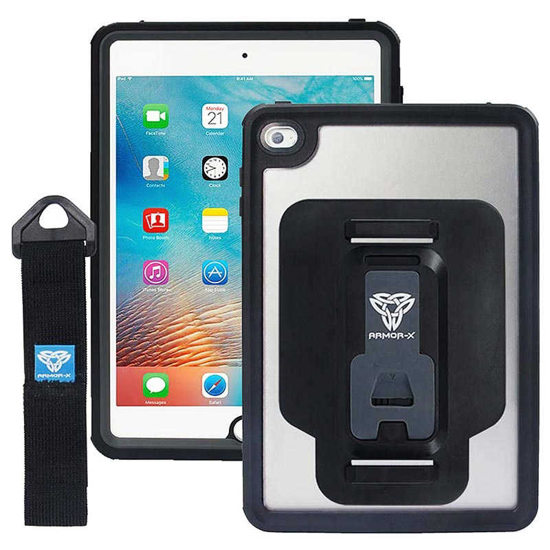 FOX@iPad mini 4p IP68 Waterproof Case With Hand Strap ubN@MXS-A3S-4