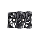 THERMALTAKE ケースファンx2 140mm / 2000RPM TOUGHFAN 14 2Pack CL-F085-PL14BL-A