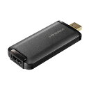 IOデータ 〔ウェブカメラ化〕 HDMI 4K メス→オス USB-C＋USB-A 変換カメラアダプタ GV-HUVC/4K