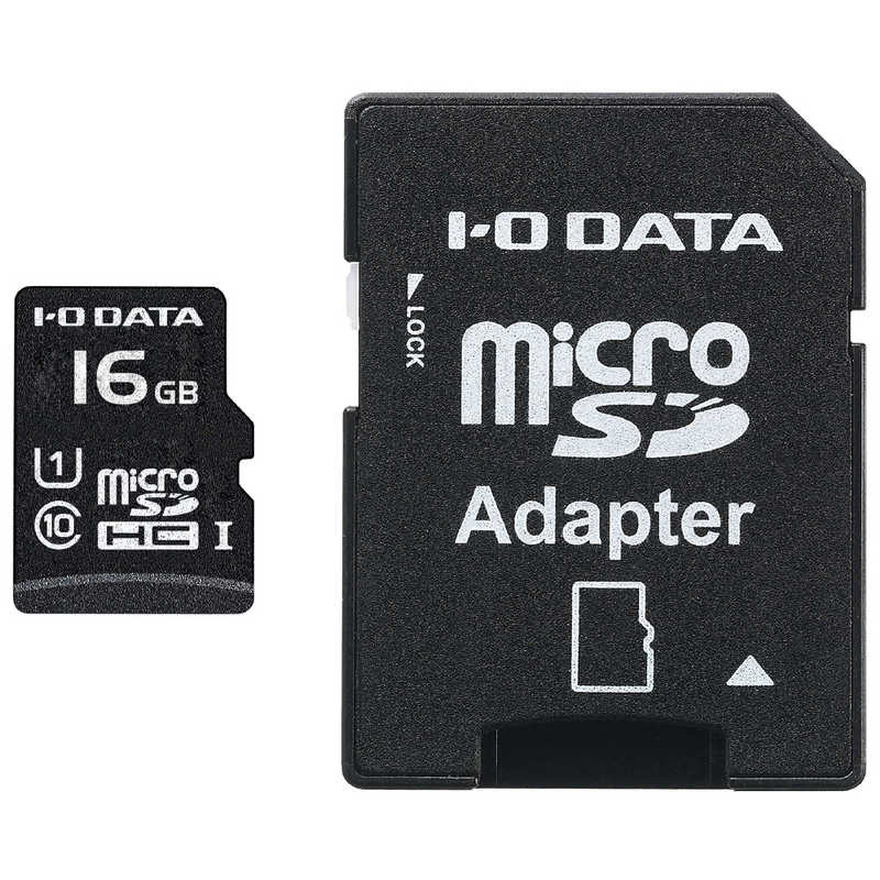 IOデータ　microSDHCカード Nintendo Switch対応 (16GB/Class10)　MSDU1-16GR