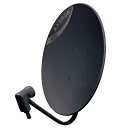 マスプロアンテナ 新4K8K衛星放送対応BS・110度CS デジタルアンテナ(右左旋円偏波対応) ブラック BC45RLBK