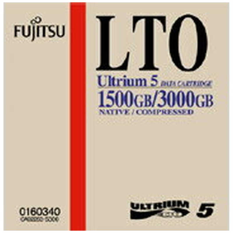 富士通　FUJITSU　LTOデータカートリッジ Ultrium5[1500GB/1巻]　160340