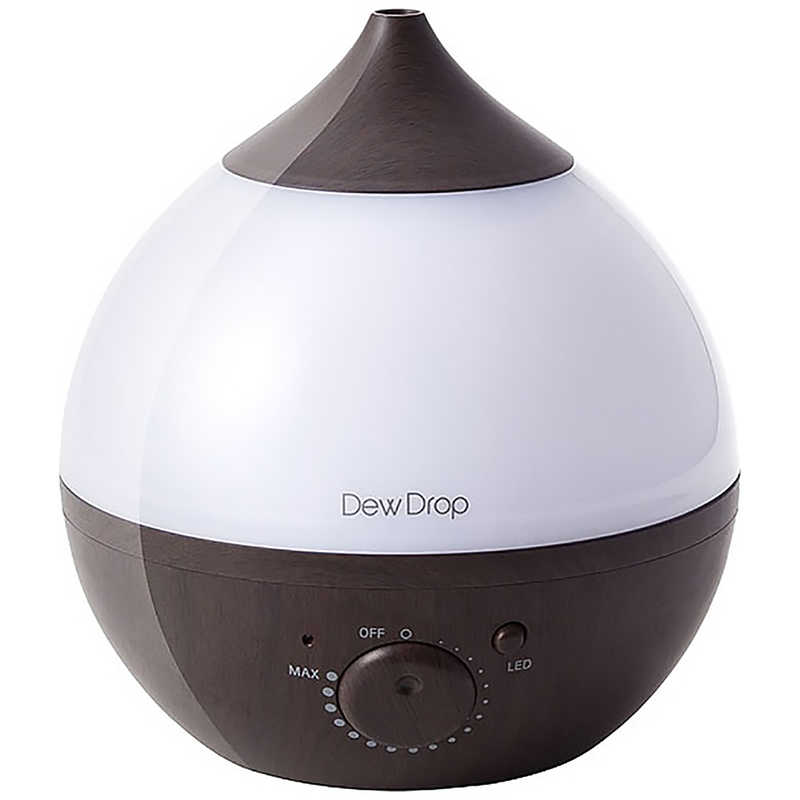 スリーアップ　加湿器 Dew Drop M(デュードロップ M) 超音波式 鉄筋6畳　HFT-1716DW ダークウッド