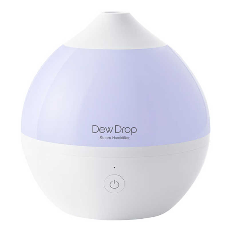 スリーアップ　加湿器 Dee Drop M(デュードロップM) スチーム式　ST-T2019-WH ホワイト