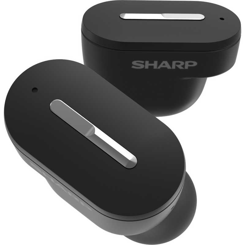 シャープ SHARP メディカルリスニングプラグ 軽度・中等度難聴者向け ブラック系 MH-L1-B