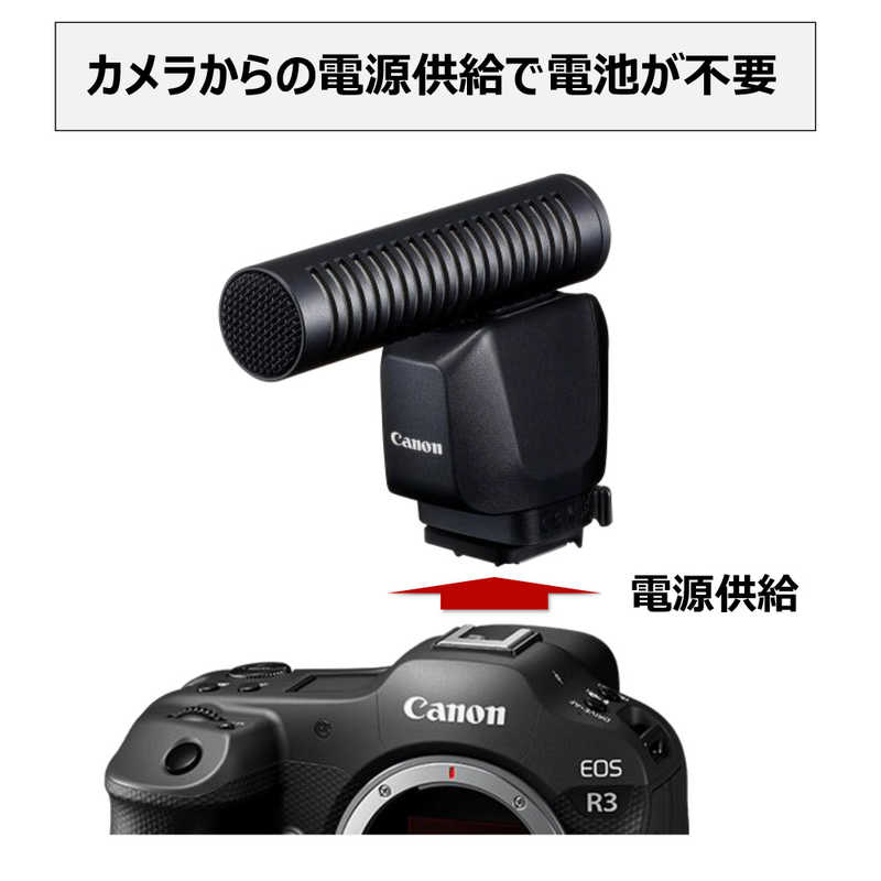 キヤノン　CANON　指向性ステレオマイクロホン　　DM-E1D