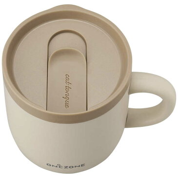 ドウシシャ OZNM260PBE 猫舌専科マグカップ 260ml ピンクベージュ OZNM260PBE