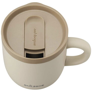 ドウシシャ OZNM260PBE 猫舌専科マグカップ 260ml ピンクベージュ OZNM260PBE