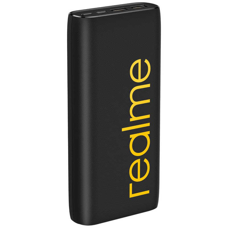 REALME　realme 20000mAh Power Bank 2 ブラック ブラック [20000mAh /USB Power Delivery・Quick Charge対応 /3ポート /充電タイプ]　RMP2005BK