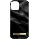 アイディール スマホケース レディース IDEALOFSWEDEN　iPhone13 mini FASHION CASE BLACK SATIN ブラックサーティン　IDFCSS21-I2154-312