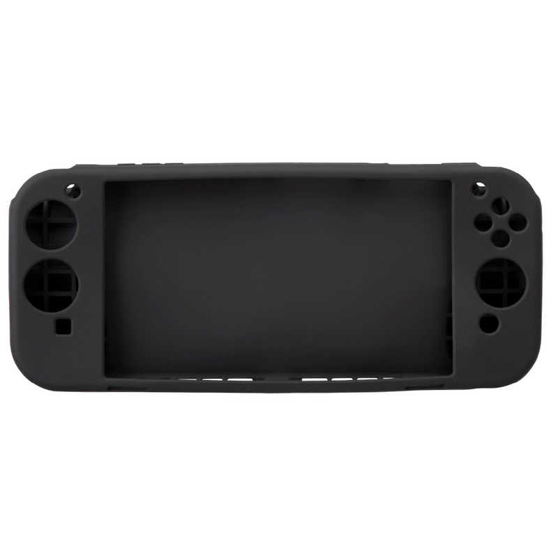 ナカバヤシ　ニンテンドースイッチ有機ELモデル用 一体型シリコンカバー ブラック