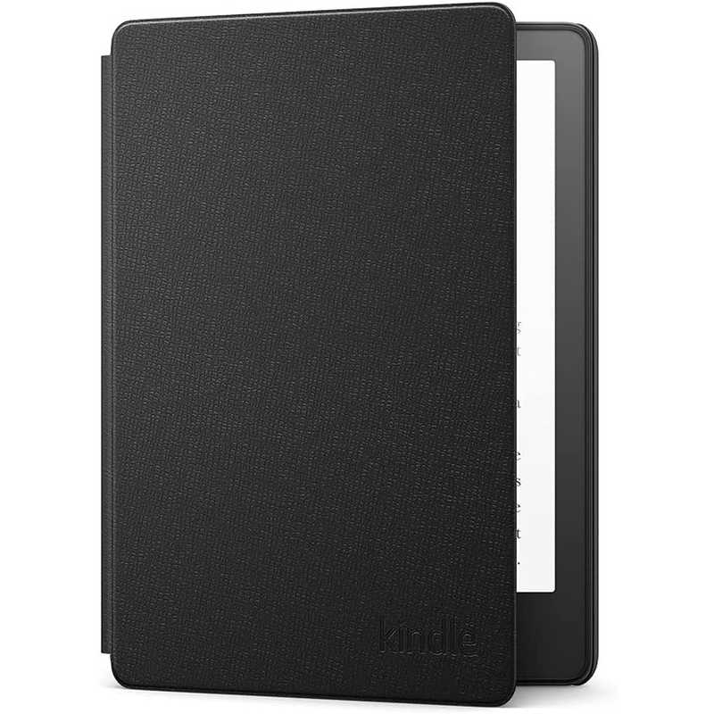 Amazon 【Kindle Paperwhite Kindle Paperwhiteシグニチャーエディション用】 Amazon純正レザーカバー ブラック (2021年発売 第11世代) B08VZ6YMVV