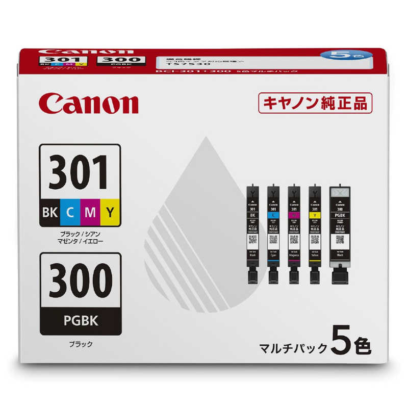 ΥCANON 󥯥 PIXUS(ԥ) 5ޥѥåBCI-301+300/5MP