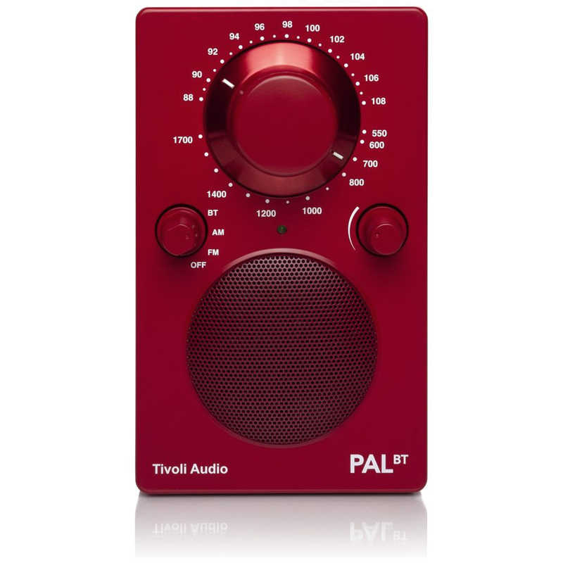 TIVOLIAUDIO　Bluetoothスピーカー PAL BT Generation2 Glossy Red 　PALBT2-9497-JP