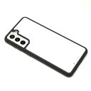 DEFF Hybrid Case Etanze for Galaxy S21 TPU+ポリカーボネート+ガラス ハイブリット素材ケース ホワイト DCS-GSE...