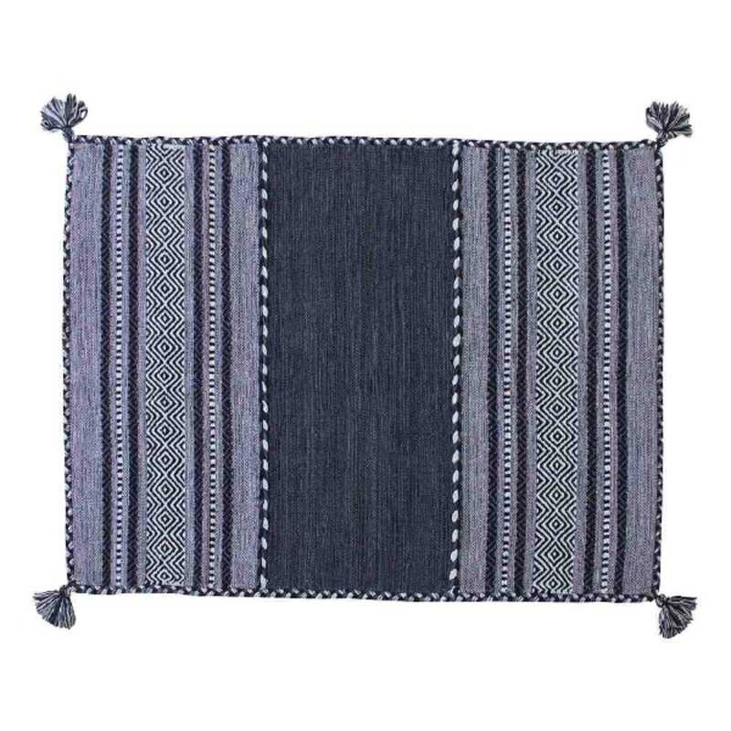 東谷　シェニールラグ TTR-102NV(130×90cm/ネイビー)