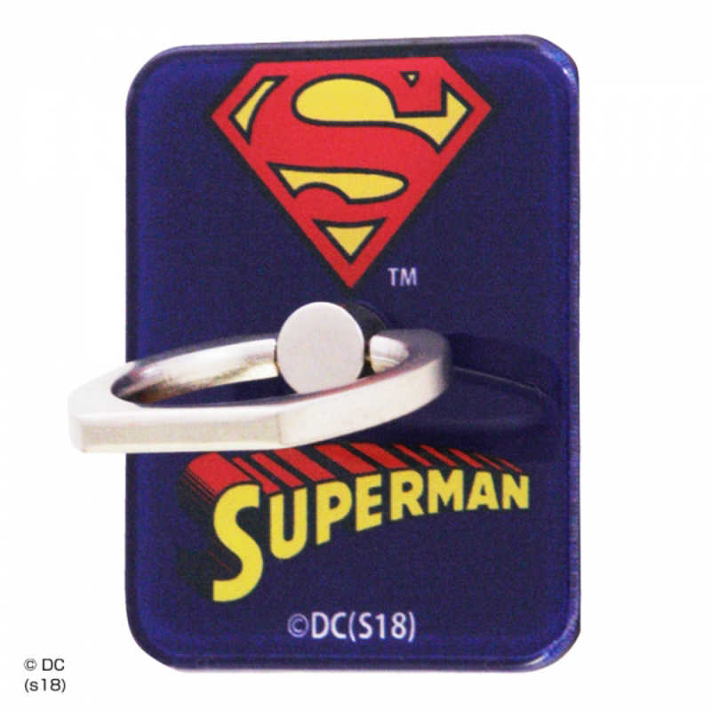 INGREM　スーパーマン/スマートフォン用リング アクリル/スーパーマン/ロゴ　IJWABKRSM001