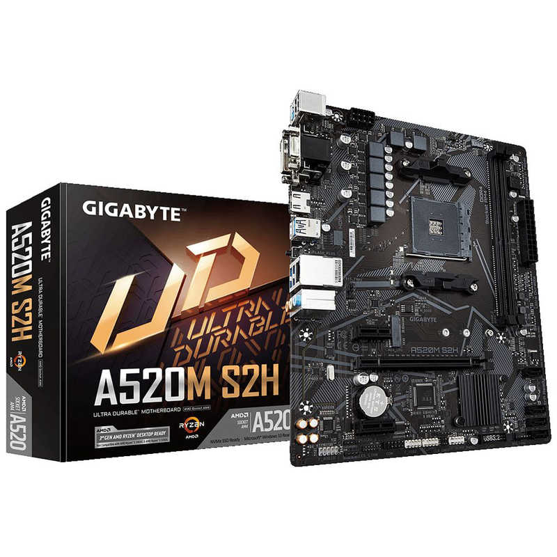 GIGABYTE マザーボード［MicroATX /Socket AM4］ A520M S2H Rev.1.0