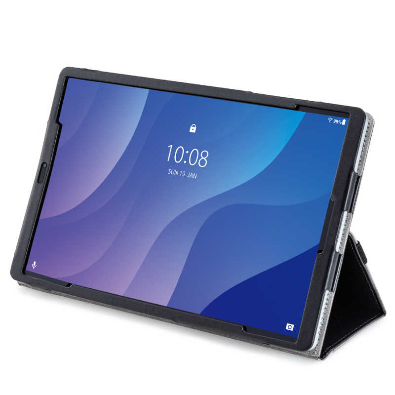 GR@ELECOM@Lenovo Tab M10 HD(2nd Gen)p tbvJo[ \tgU[ 2AO y ubN@TB-L201PLFBK