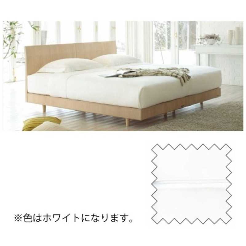 King - フランスベッド　【ボックスシーツ】エッフェ プレミアム キングサイズ(綿100%/195×195×40cm/ホワイト) フランスベッド