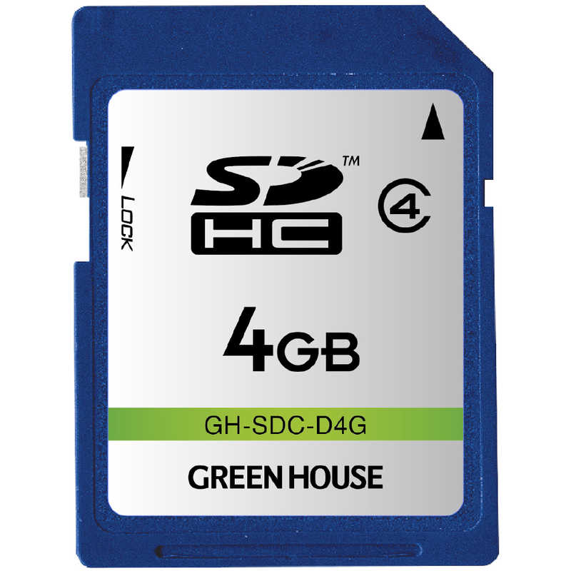 ꡼ϥSD/SDHC (Class4/4GB)GH-SDC-D4G