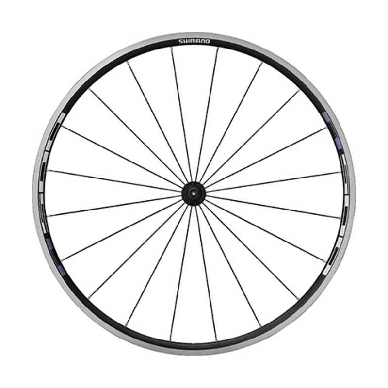 シマノ　クリンチャーホイール ブラックリム(フロント用)　WHR501_モノトーン