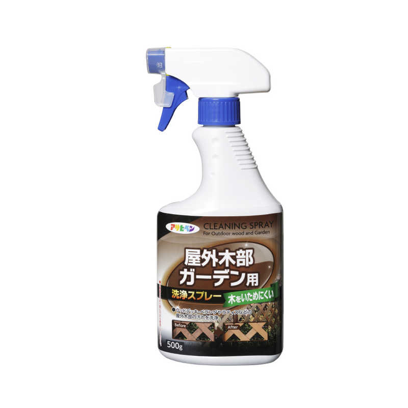アサヒペン　S029 屋外木部・ガーデン用洗浄スプレー 500g　S029