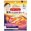 花王 めぐりズム 蒸気でじんわり 足シート 無香料 2枚入