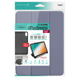 ナカバヤシ　ハニカム衝撃吸収ケース iPadmini(2021)用　TBC-IPM2104PUR