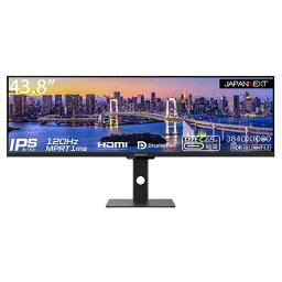 JAPANNEXT　PCモニター [43.8型 /ダブルフルHD(3840×1080) /ワイド]　JN-IPS438DFHDR400-C65W