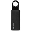 BUFFALO ノックスライドUSBメモリ ブラック 128GB /USB TypeA /USB3.1 /ノック式 RUF3-KS128GA-BK