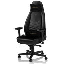 NOBLECHAIRS@Q[~O`FA ICON Real Leather {vilbNs[ o[T|[gtj ubN@NBL-ICN-RLBLA-SGL