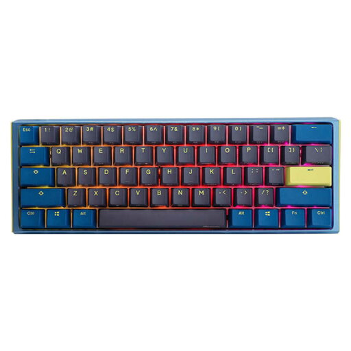 Ducky One 3 Mini 60% Day Break メカニカルキーボード ブルー 有線/microUSB・USB dk-one3-daybreak-rgb-mini-silver Ducky One 3 Mini 60% Day Break メカニカルキーボード ブルー 有線/microUSB・USB dk-one3-daybreak-rgb-mini-silver