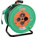 日動工業 日動防雨防塵型電工ドラム100V30mアース付過負荷漏電保護兼用型SVCT3.5×3NWEK33F NWEK33F
