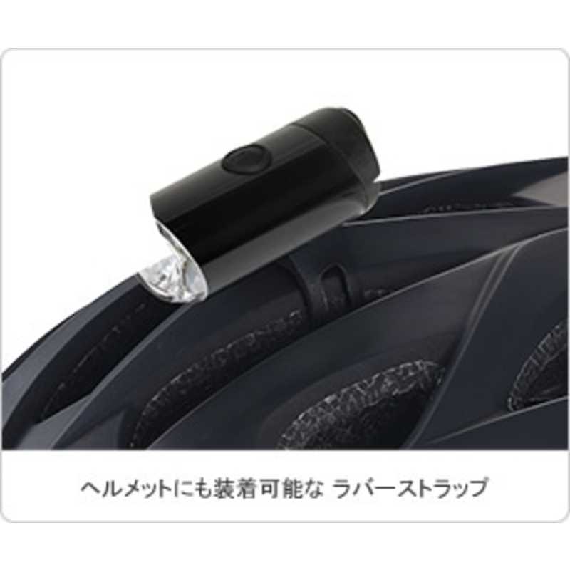 GIZAPRODUCTS　フロントライト CG-127P ホワイトLED(L59 x W32 x H23.5mm/ブラック)　LPF1860000000 3