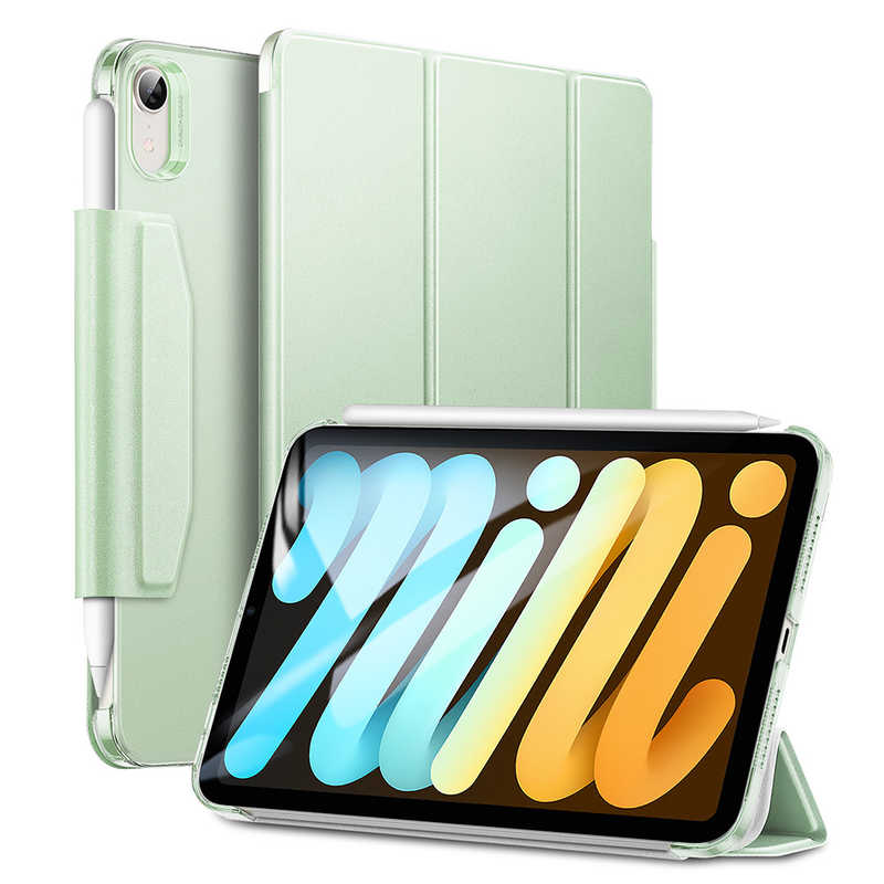 ESR@iPad mini 6P[X Pencil[\O܂莮}OlbgP[X ESR Mint Green @AscendTrifoldCase