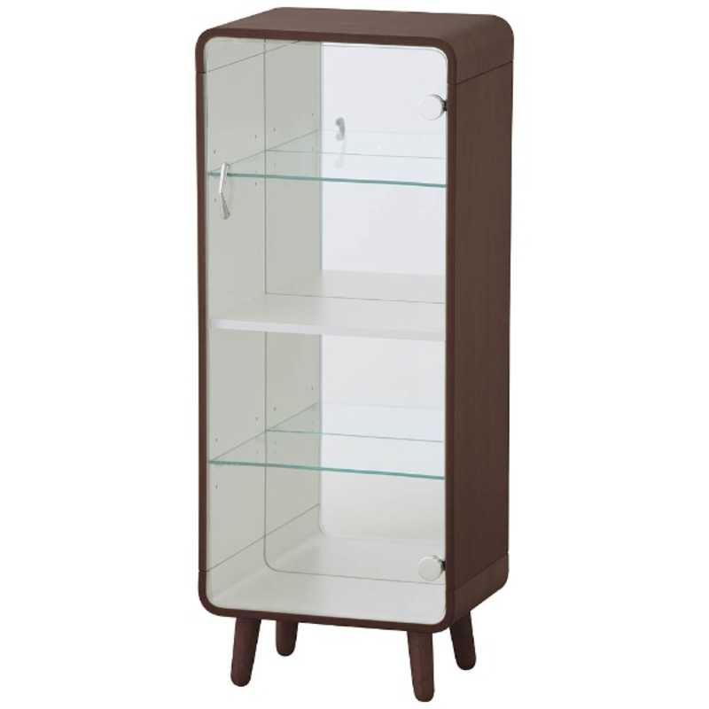 東谷 コレクションシェルフL PT-612BR(W36×D26.5×H89cm)