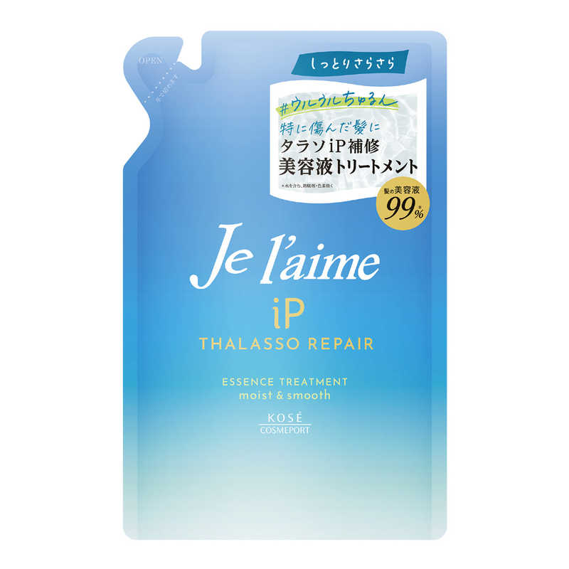 コーセーコスメポート　Jelaime(ジュレーム)iPタラソリペア 補修美容液トリートメント モイスト&スムース つめかえ用340ml