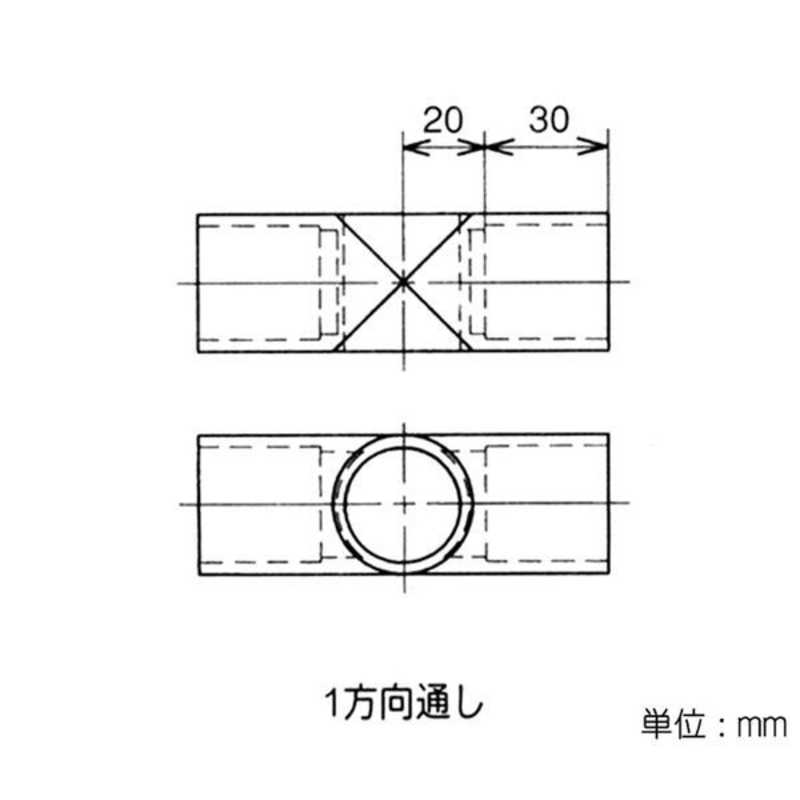 矢崎化工　28イレクタージョイント 1個入　J120BSIVO