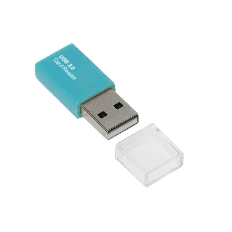 コジマ楽天市場店のナカバヤシ　カードリーダー ライター (USB2.0)　CRWMSD78BL｜アングル2