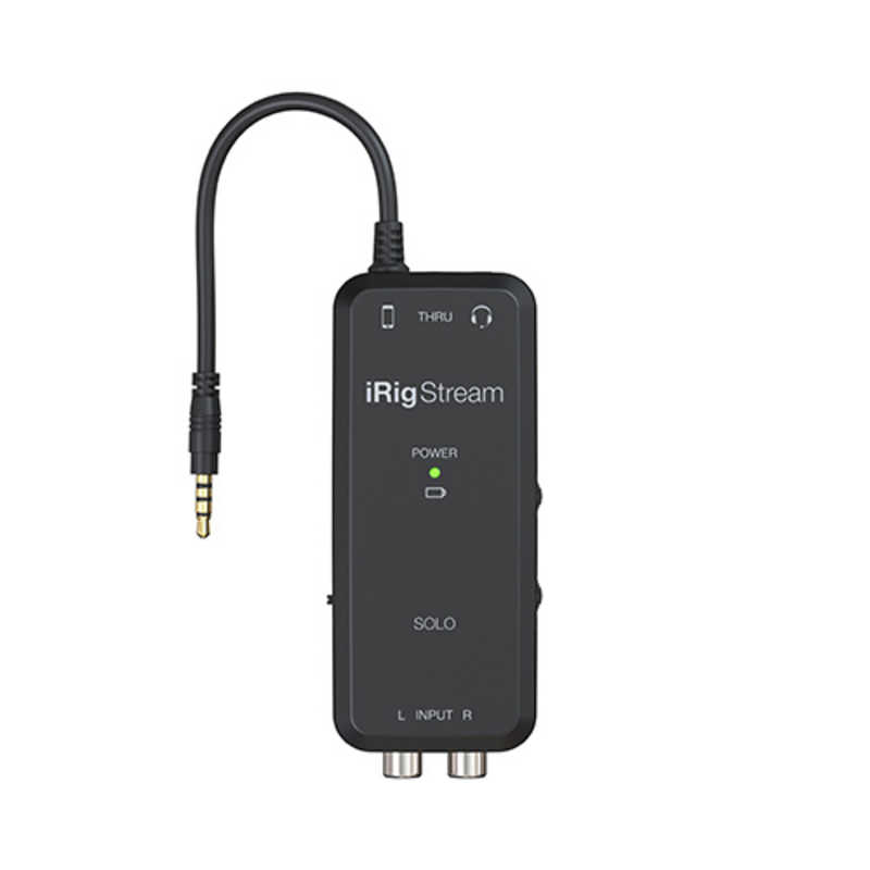 IKMULTIMEDIA　〔ストリーミング配信用 オーディオインターフェイス〕iRig Stream Solo IK Multimedia　IKMOT000090N