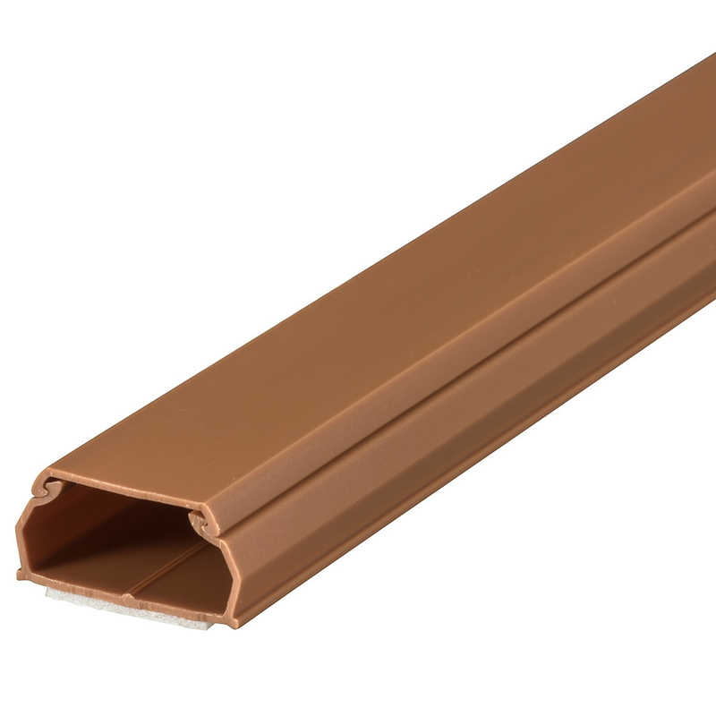 オーム電機　テープ付ABSモール3号 1m ブラウン　DZAMT31T