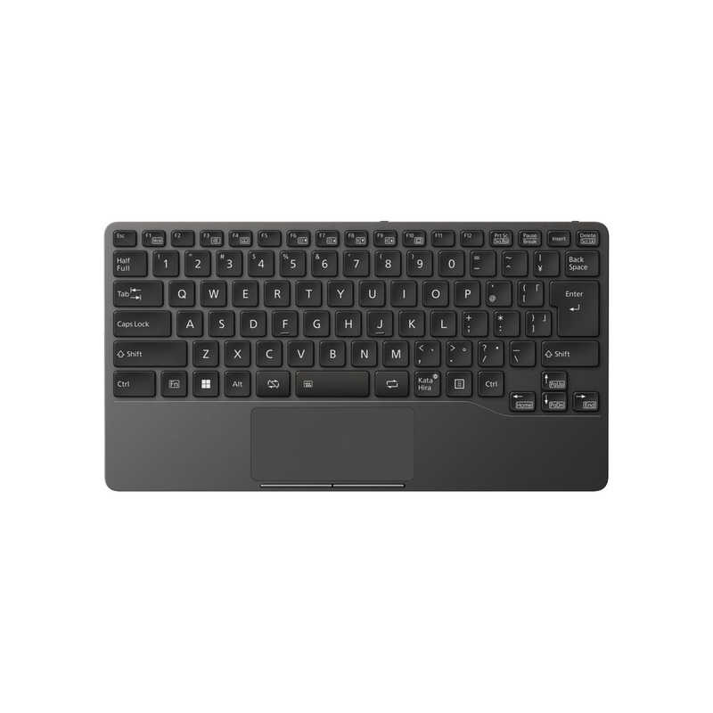 富士通　FUJITSU　キーボード FMV Mobile Keyboard(iPadOS/Mac/Windows11対応) ダークシルバー [有線・ワイヤレス /Bluetooth・USB-A+USB-C]　FMVNKBUD