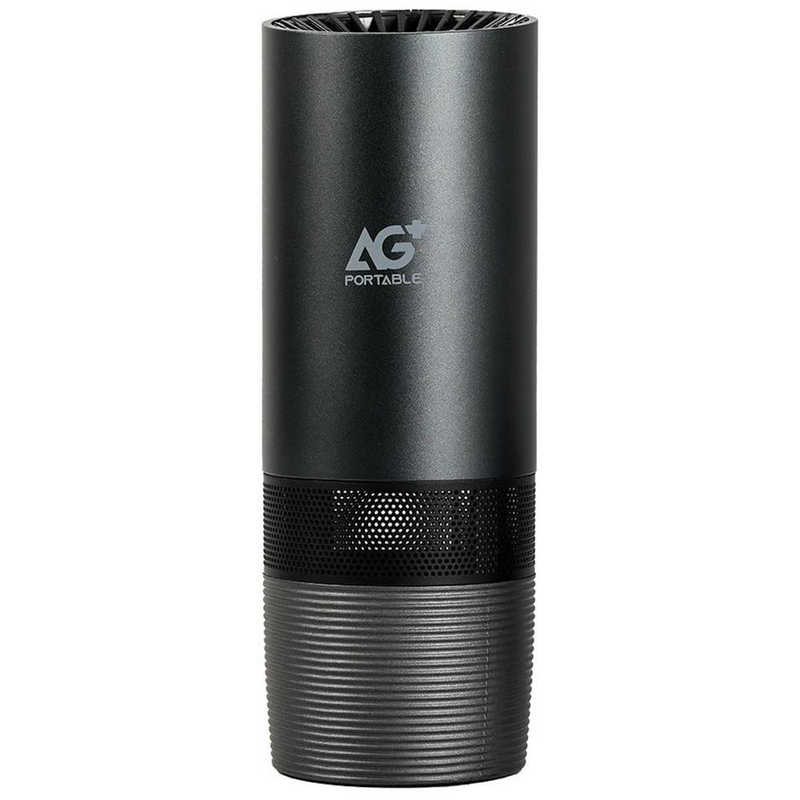 オーラビート　空気清浄機 AURABEAT 銀イオン ポータブル 車載・省スペース用 空気清浄:4畳まで PM2.5対応 メタリックブラック　csp-x1